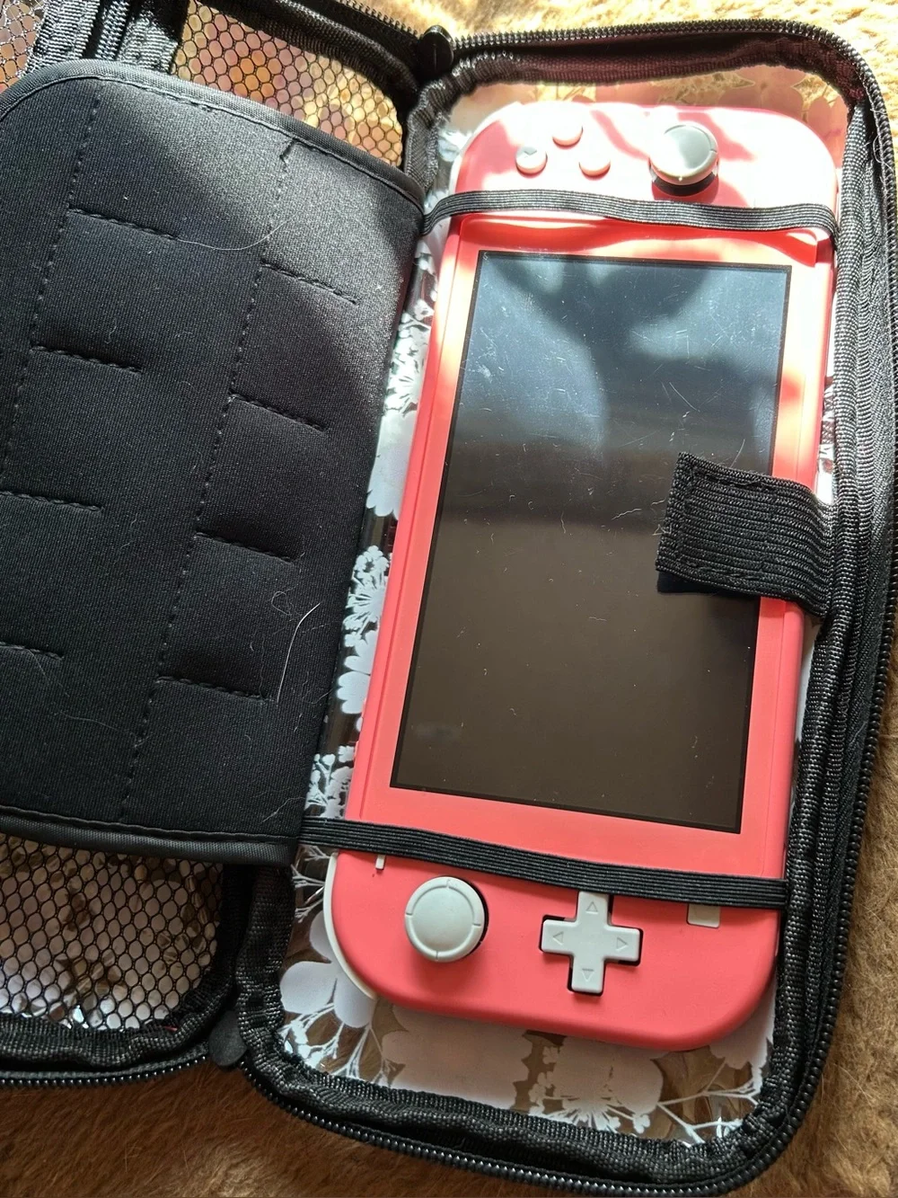 Pink Nintendo Switch Lite, Floral Case, Pokémon, Super Mario 3D All Stars, Spyro